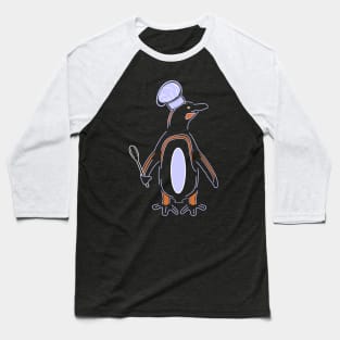 Chef Penguin Special Baseball T-Shirt